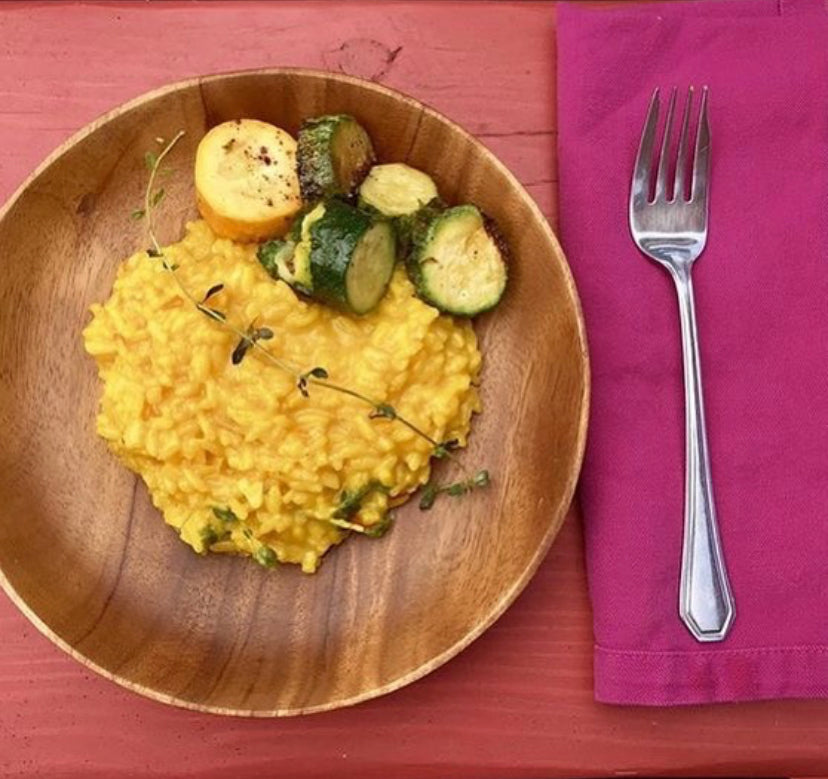 Risotto alla Milanese – Peace and Plenty Farm